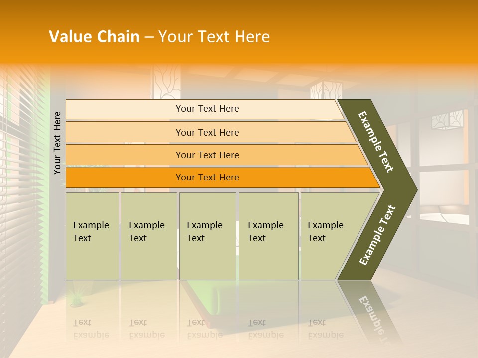 Comfortable Decorating Sleeping PowerPoint Template