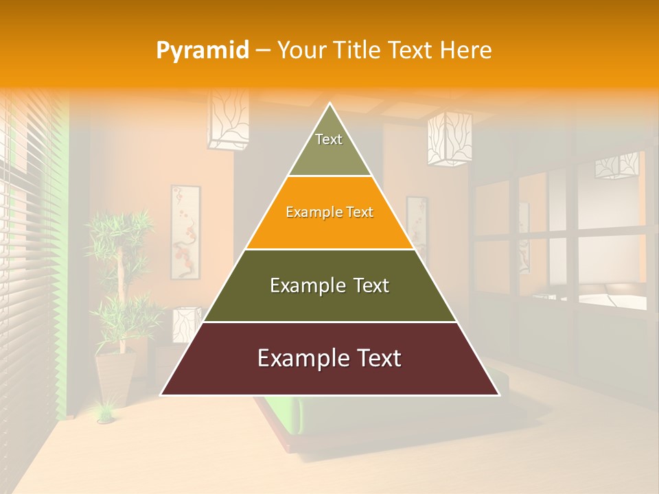 Comfortable Decorating Sleeping PowerPoint Template