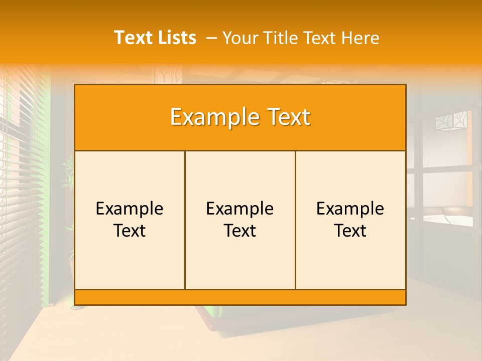 Comfortable Decorating Sleeping PowerPoint Template