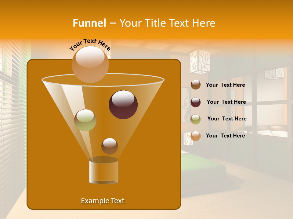 Comfortable Decorating Sleeping PowerPoint Template