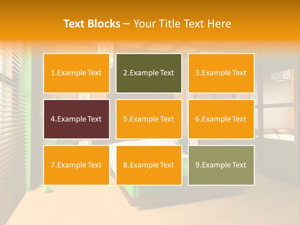 Comfortable Decorating Sleeping PowerPoint Template
