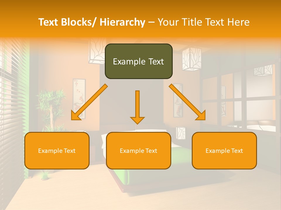 Comfortable Decorating Sleeping PowerPoint Template