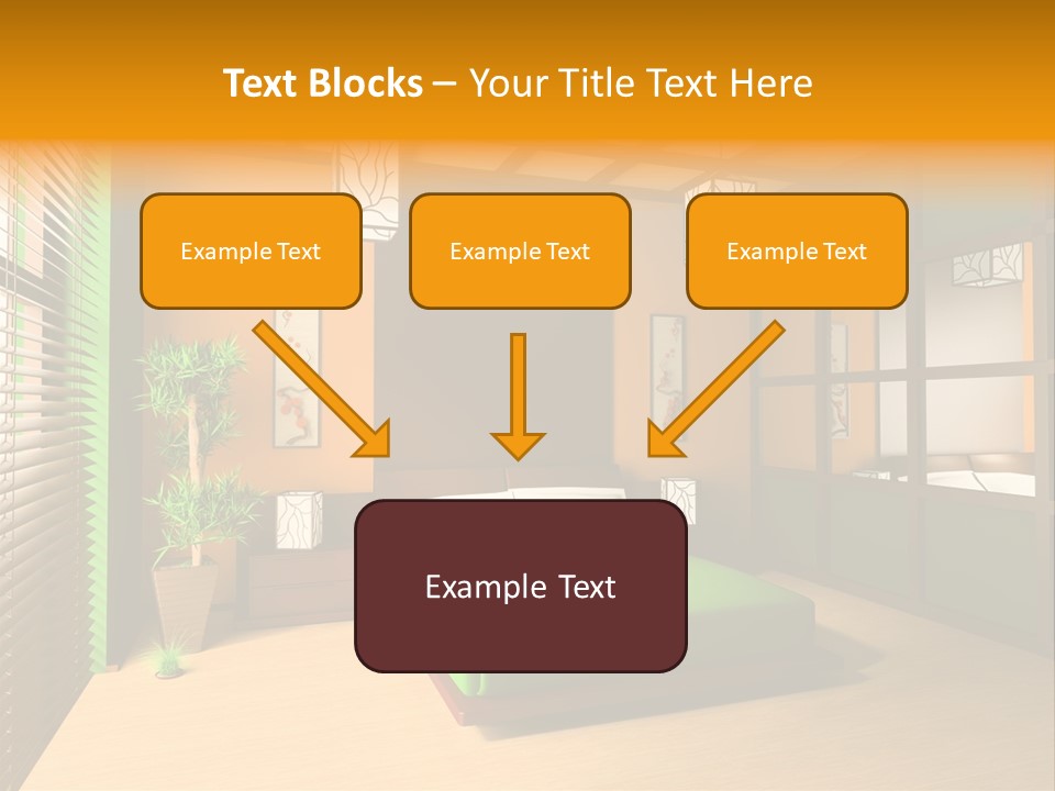 Comfortable Decorating Sleeping PowerPoint Template