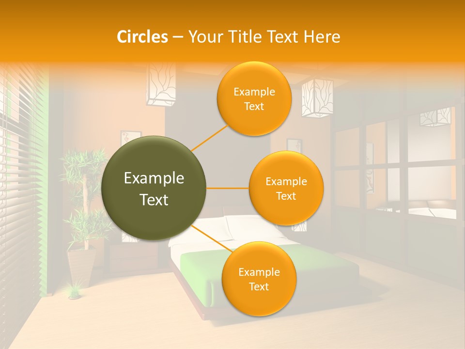 Comfortable Decorating Sleeping PowerPoint Template