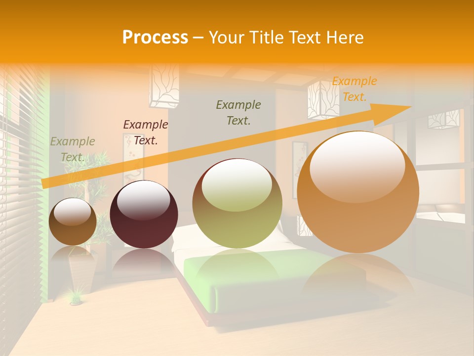 Comfortable Decorating Sleeping PowerPoint Template