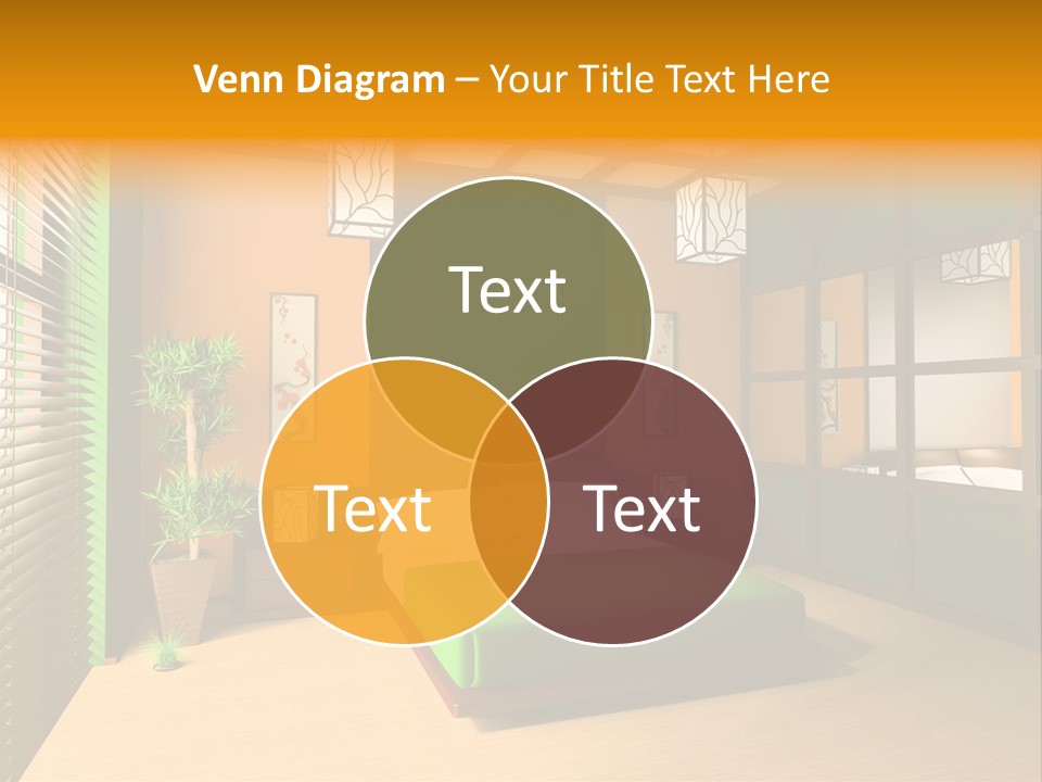 Comfortable Decorating Sleeping PowerPoint Template