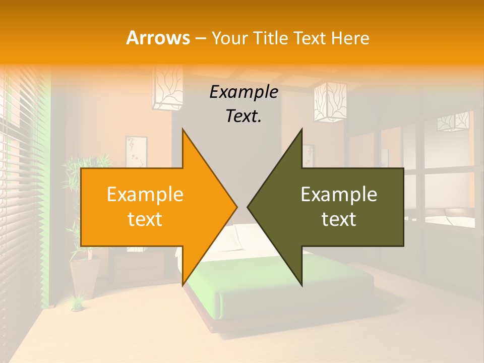 Comfortable Decorating Sleeping PowerPoint Template