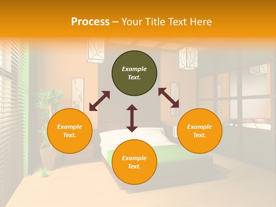 Comfortable Decorating Sleeping PowerPoint Template