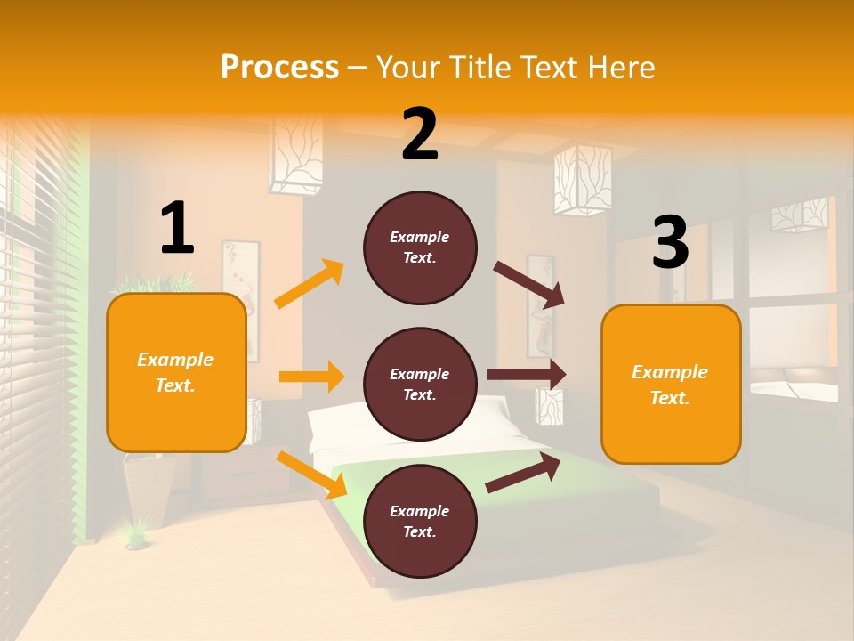 Comfortable Decorating Sleeping PowerPoint Template