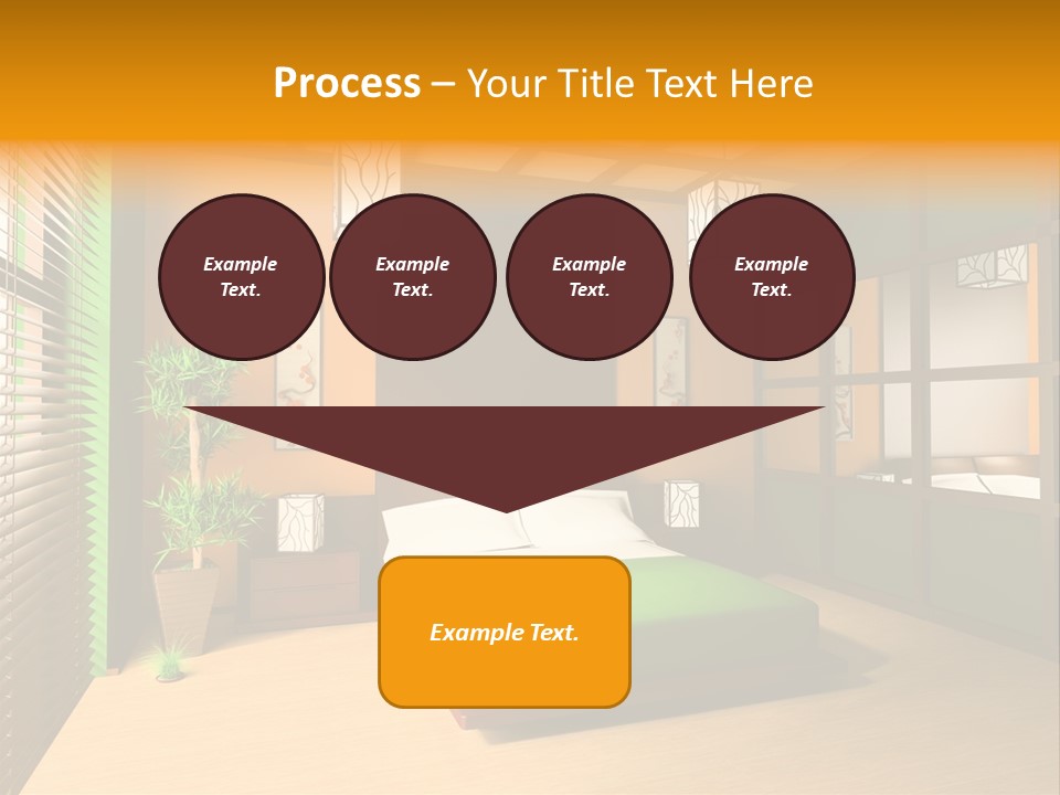 Comfortable Decorating Sleeping PowerPoint Template