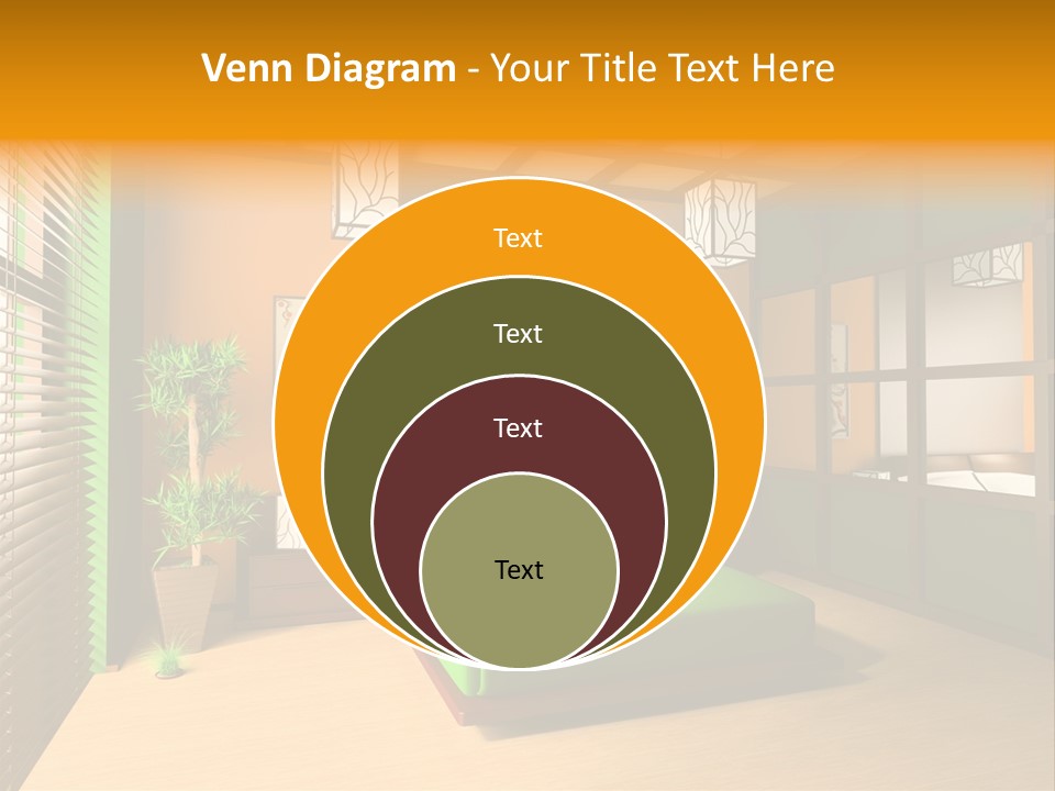 Comfortable Decorating Sleeping PowerPoint Template