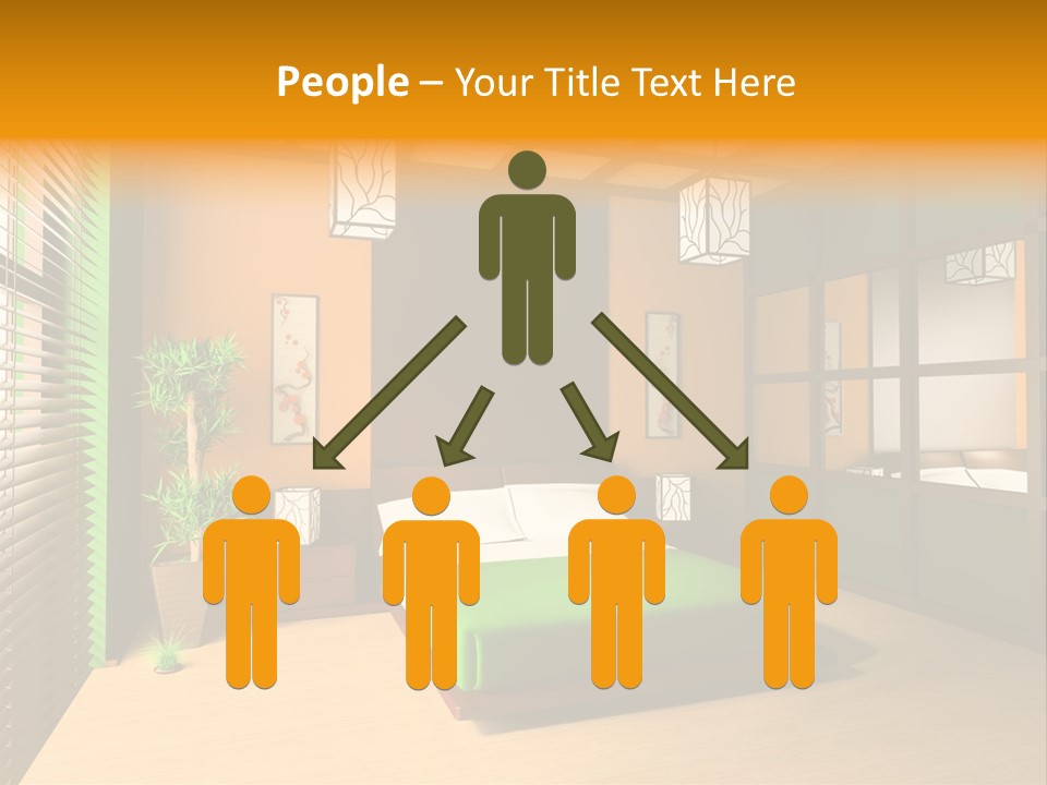 Comfortable Decorating Sleeping PowerPoint Template