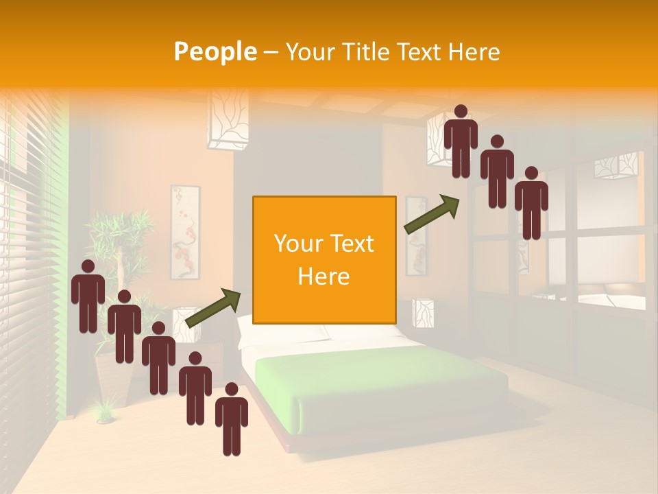 Comfortable Decorating Sleeping PowerPoint Template