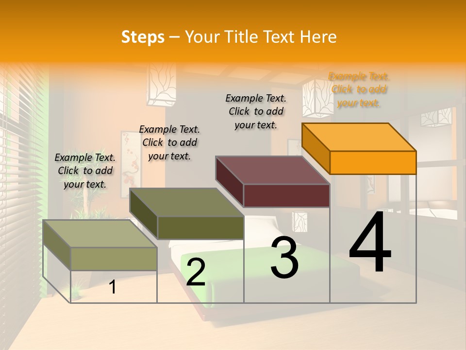 Comfortable Decorating Sleeping PowerPoint Template