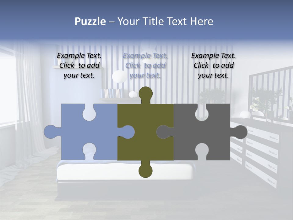 Indoors Improvement Blanket PowerPoint Template