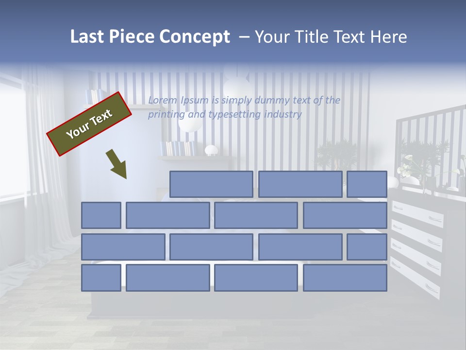 Indoors Improvement Blanket PowerPoint Template