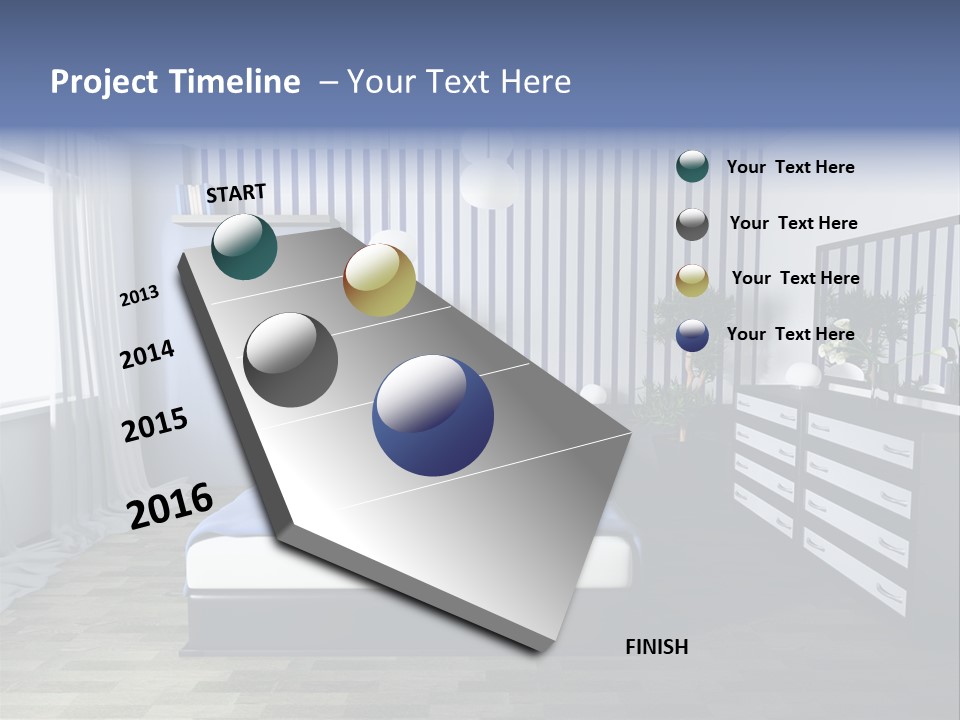 Indoors Improvement Blanket PowerPoint Template