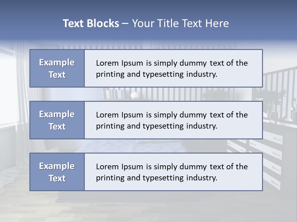 Indoors Improvement Blanket PowerPoint Template