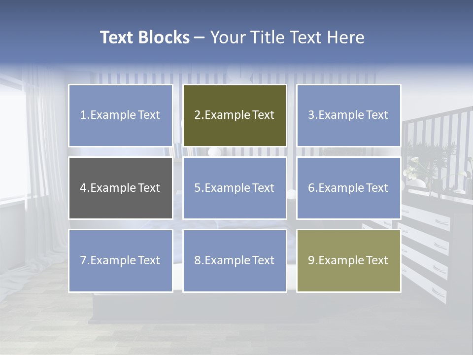 Indoors Improvement Blanket PowerPoint Template