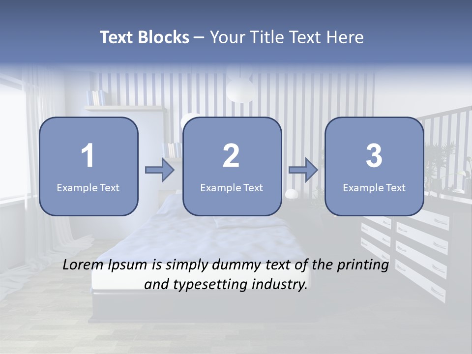 Indoors Improvement Blanket PowerPoint Template