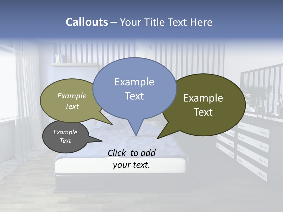 Indoors Improvement Blanket PowerPoint Template