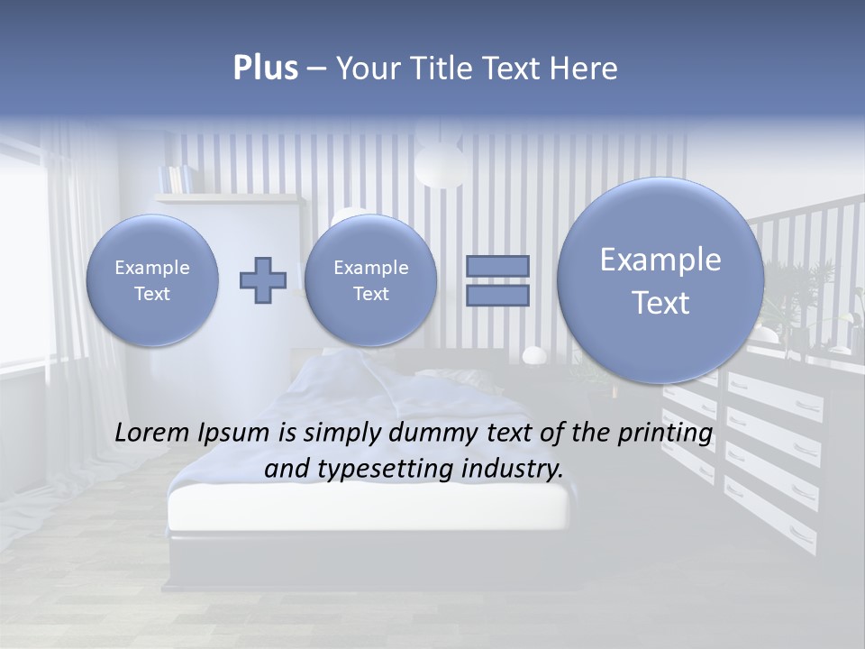 Indoors Improvement Blanket PowerPoint Template