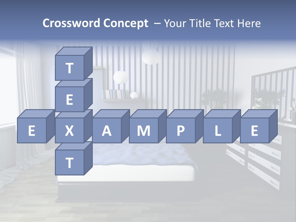 Indoors Improvement Blanket PowerPoint Template