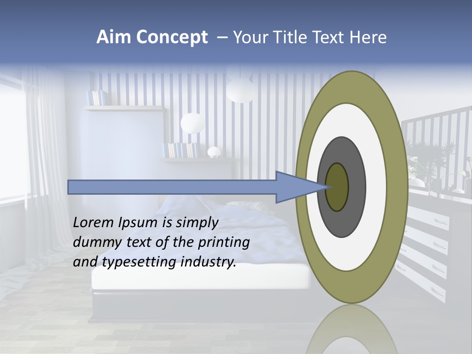 Indoors Improvement Blanket PowerPoint Template