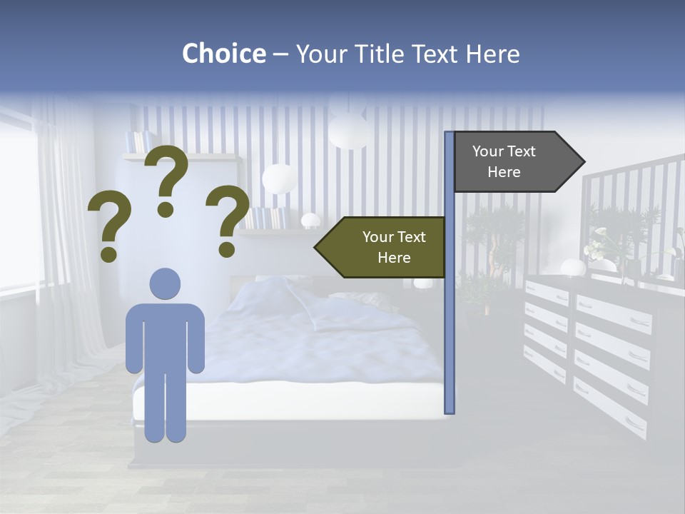 Indoors Improvement Blanket PowerPoint Template