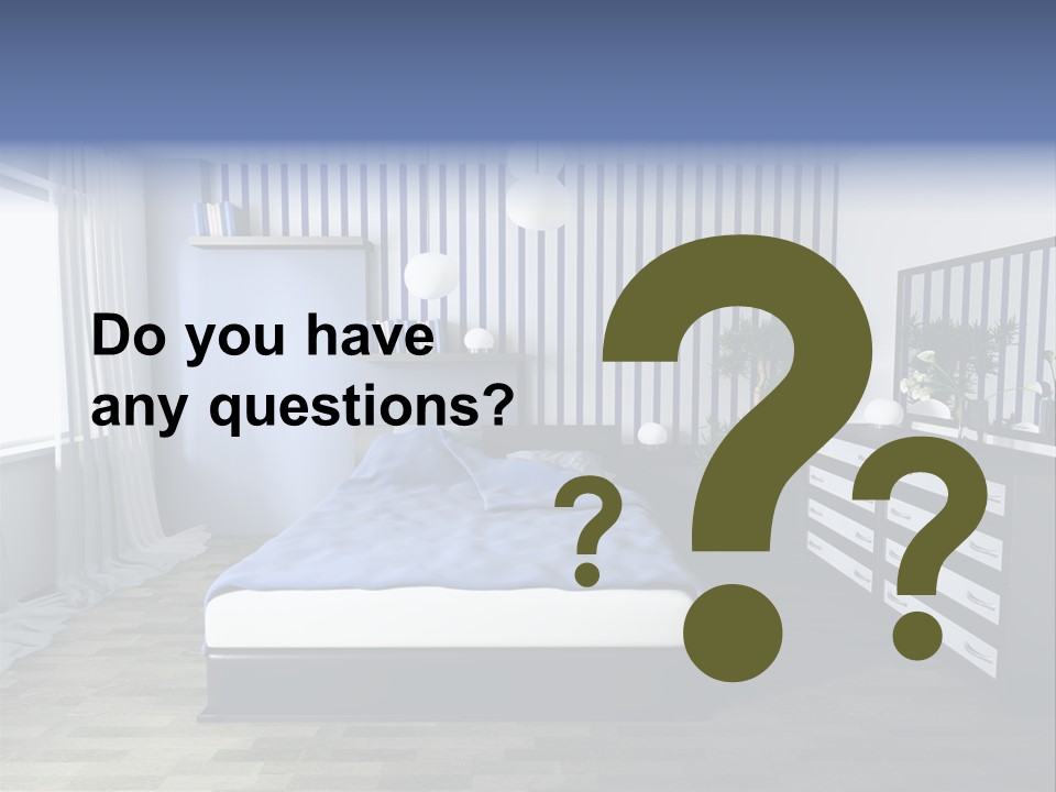 Indoors Improvement Blanket PowerPoint Template