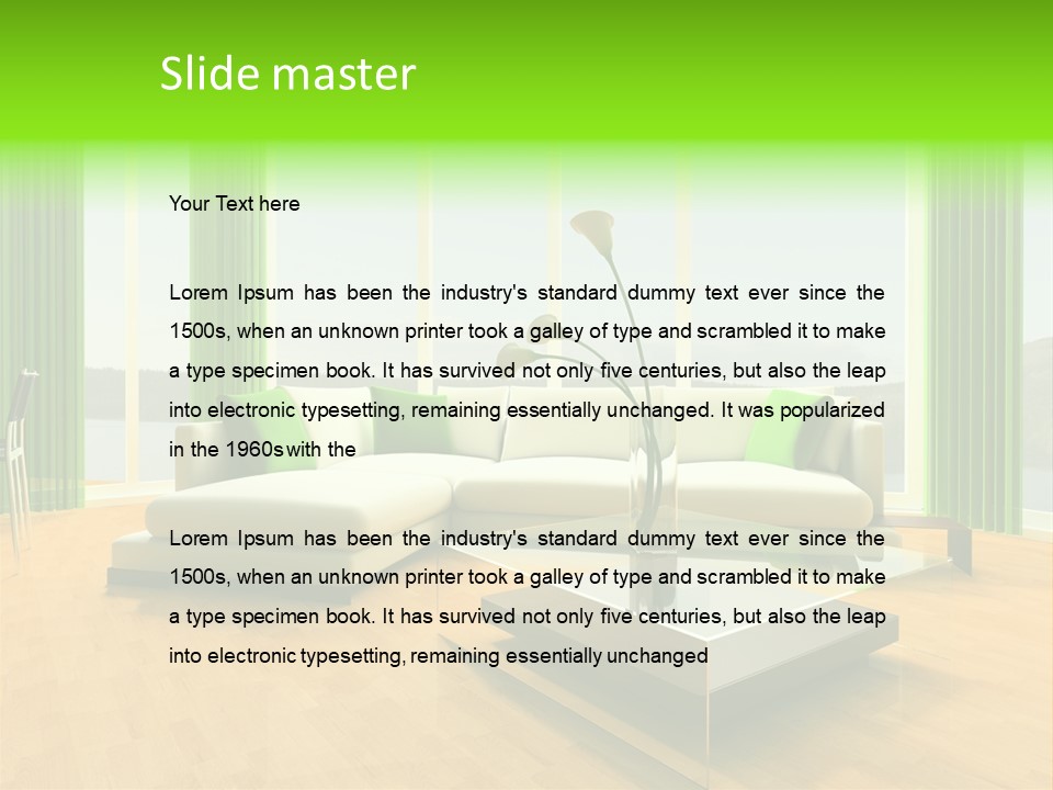 Swatch Fabric Wood PowerPoint Template