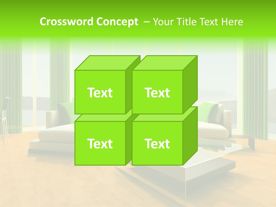 Swatch Fabric Wood PowerPoint Template