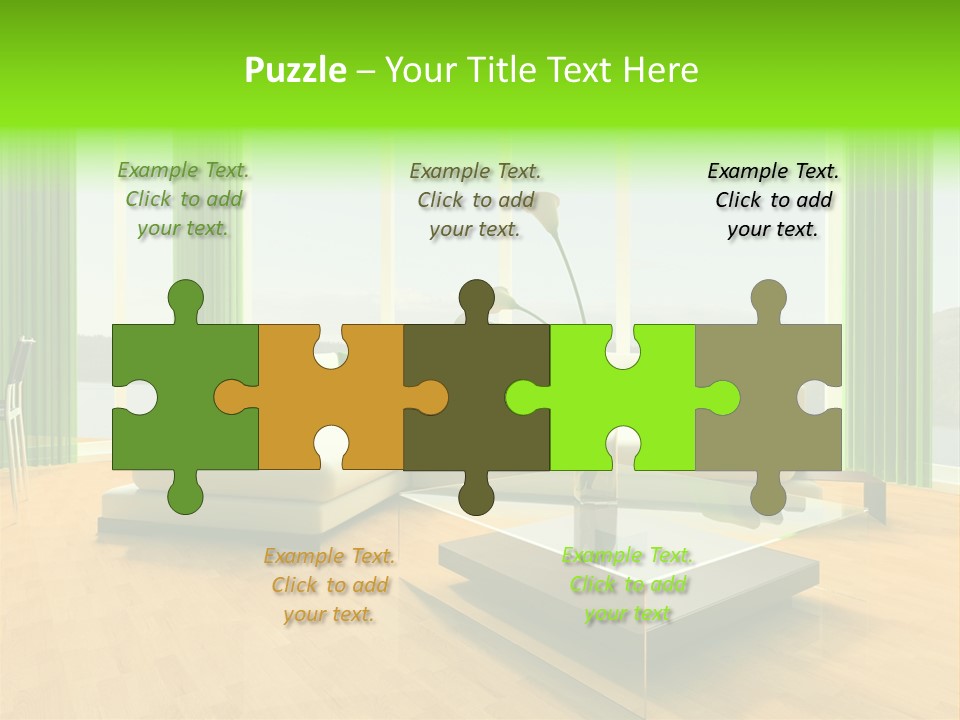 Swatch Fabric Wood PowerPoint Template