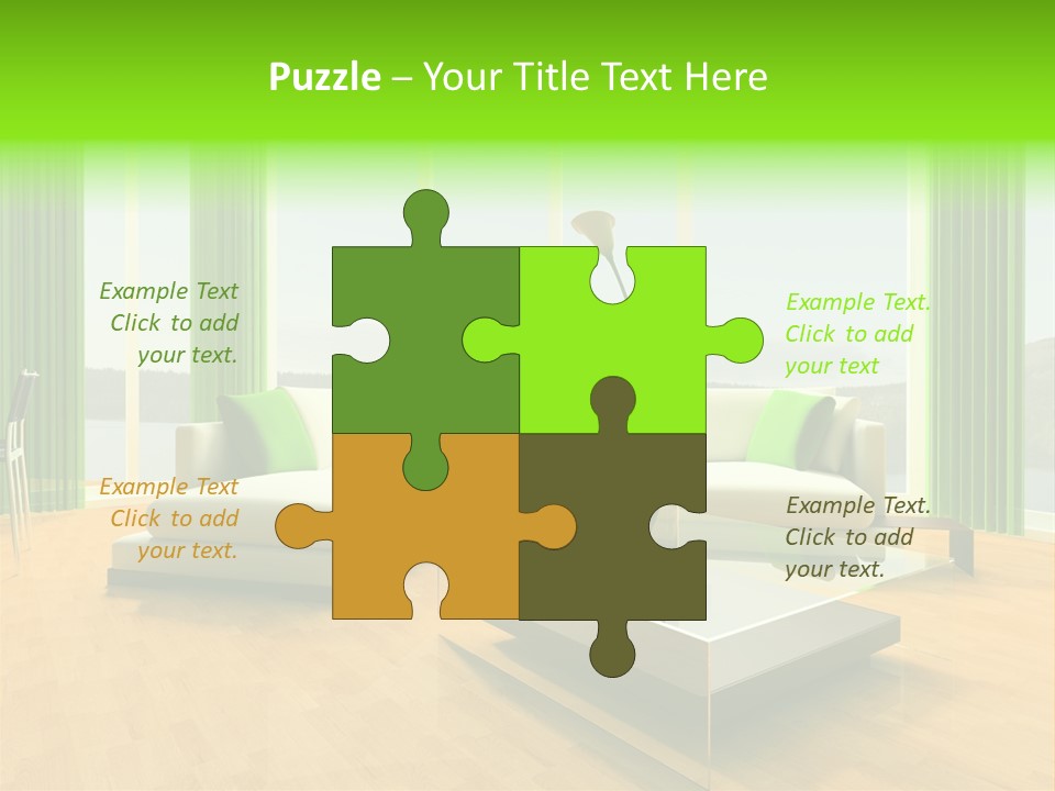 Swatch Fabric Wood PowerPoint Template