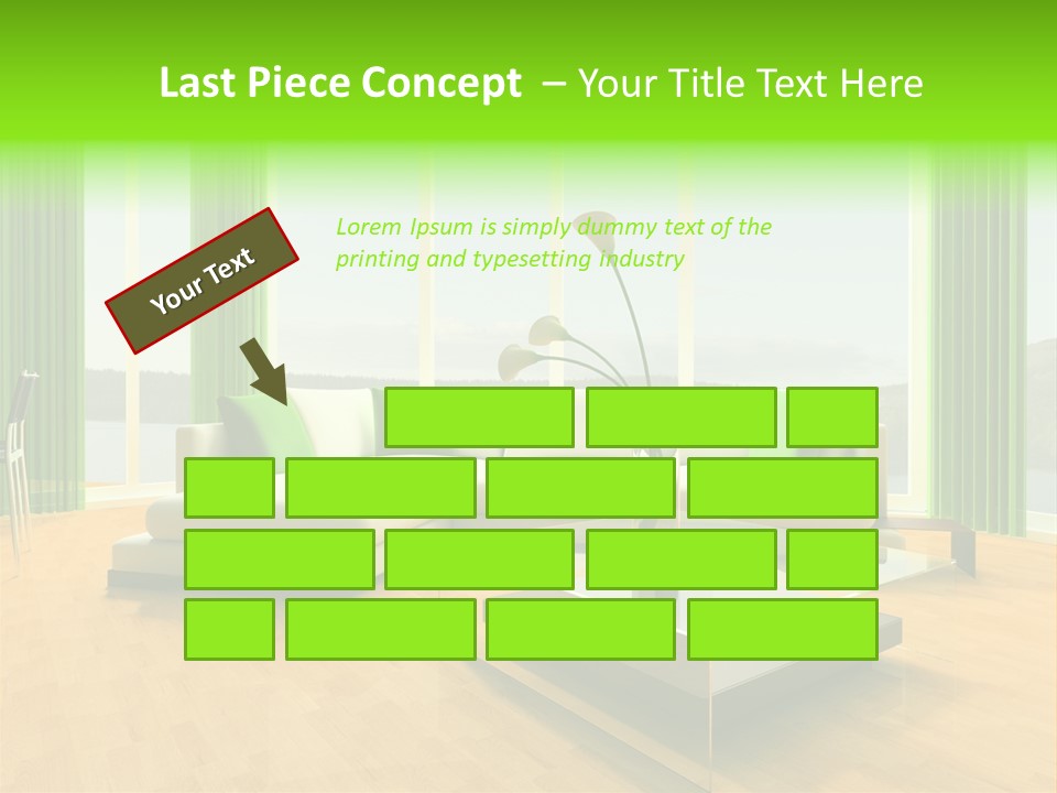 Swatch Fabric Wood PowerPoint Template