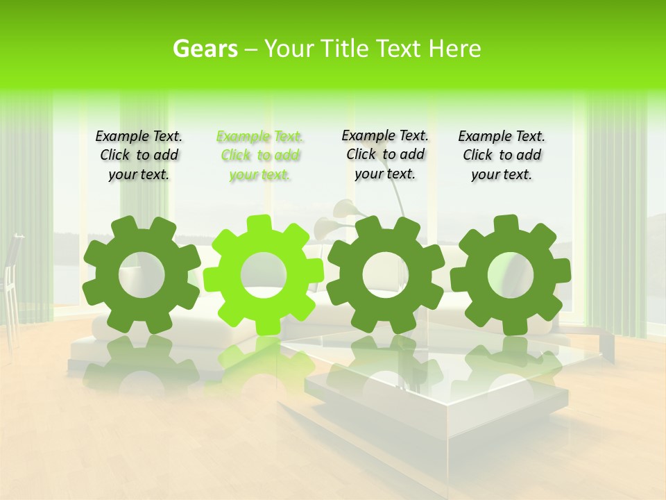 Swatch Fabric Wood PowerPoint Template