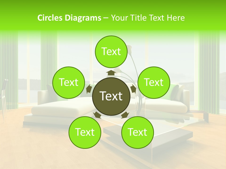 Swatch Fabric Wood PowerPoint Template