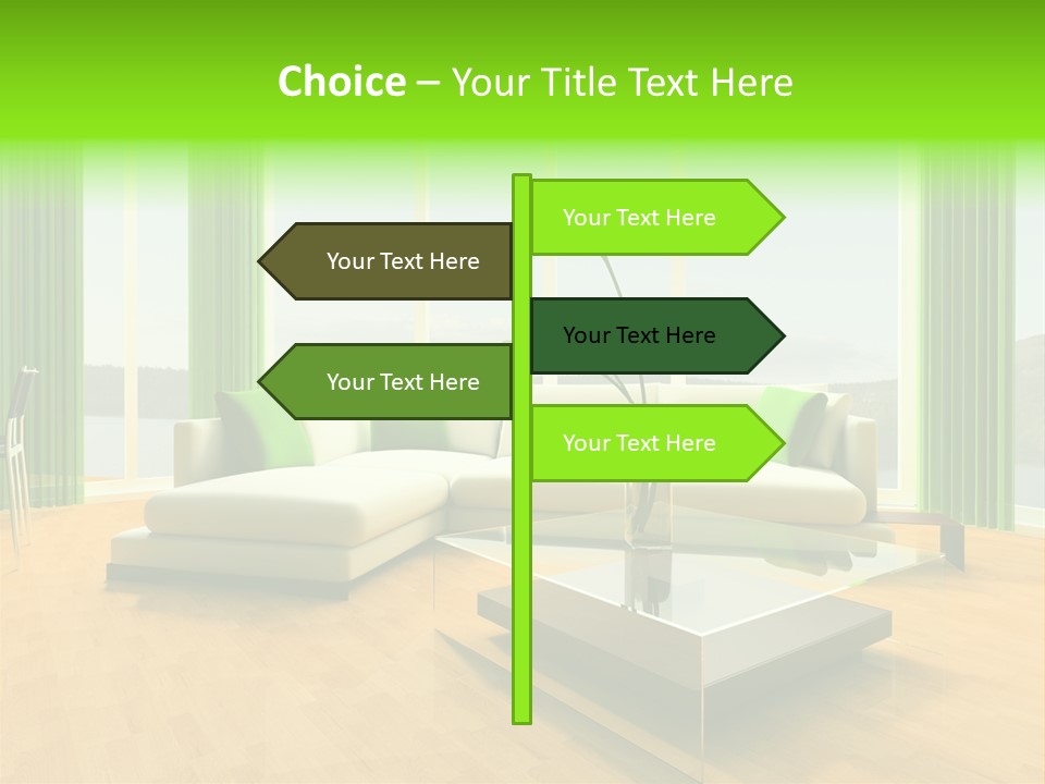 Swatch Fabric Wood PowerPoint Template