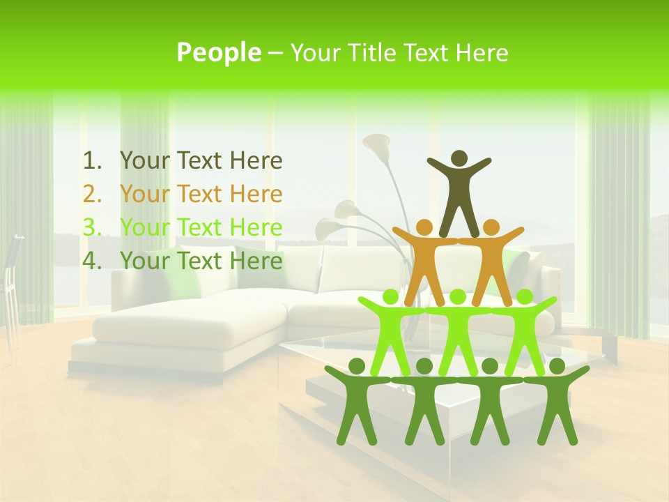 Swatch Fabric Wood PowerPoint Template