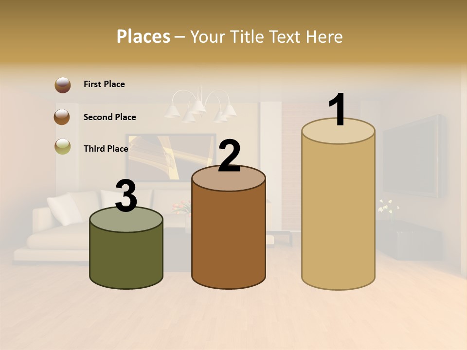 Lamp Curtain Lifestyles PowerPoint Template