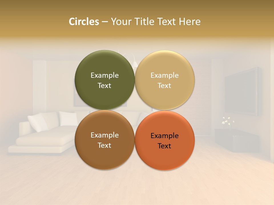 Lamp Curtain Lifestyles PowerPoint Template