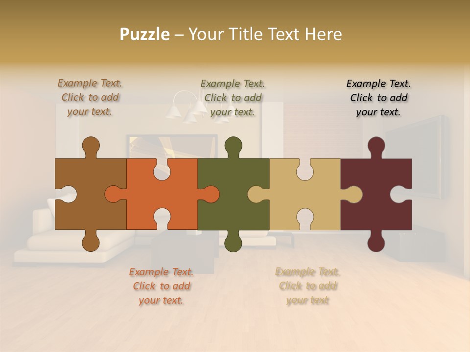 Lamp Curtain Lifestyles PowerPoint Template