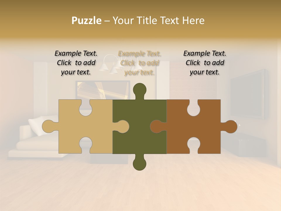 Lamp Curtain Lifestyles PowerPoint Template