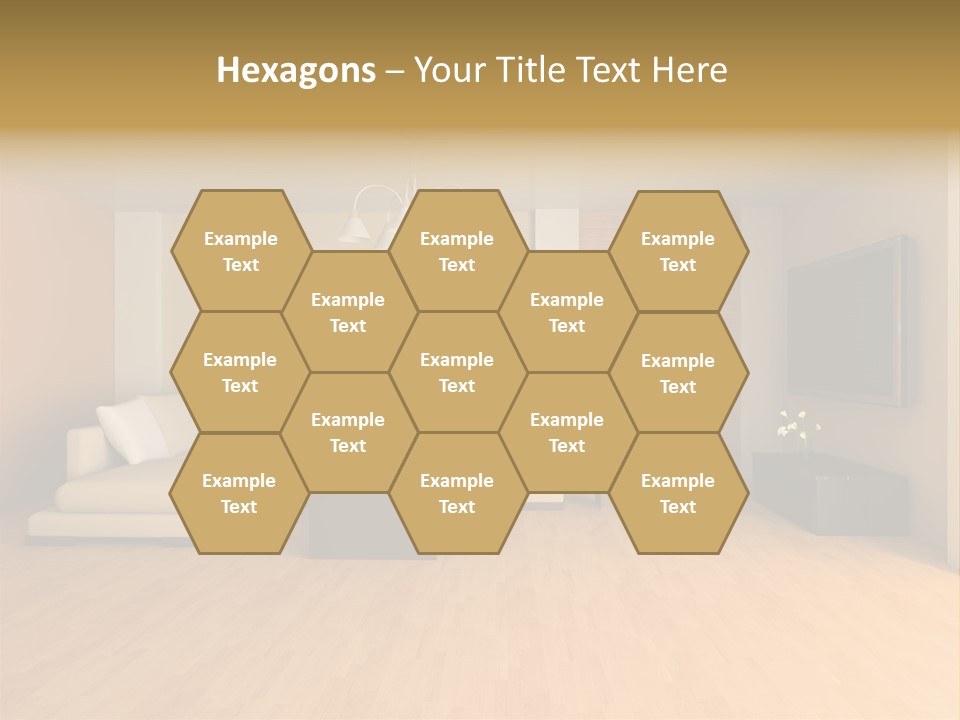 Lamp Curtain Lifestyles PowerPoint Template