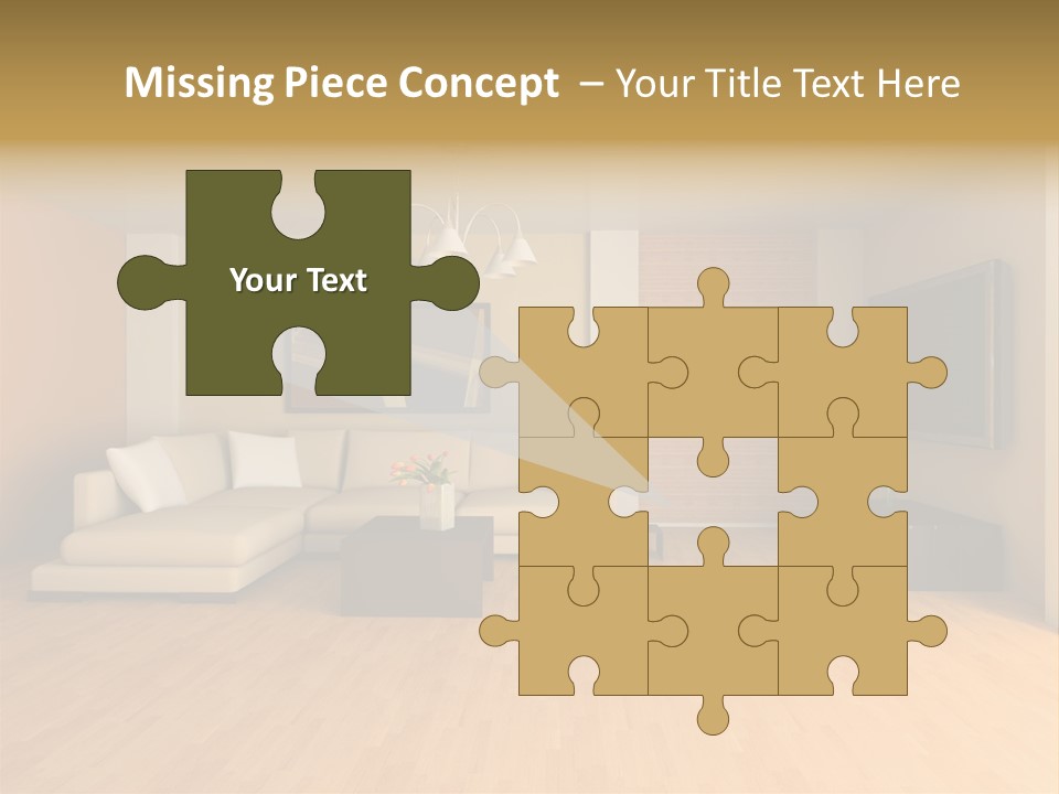 Lamp Curtain Lifestyles PowerPoint Template