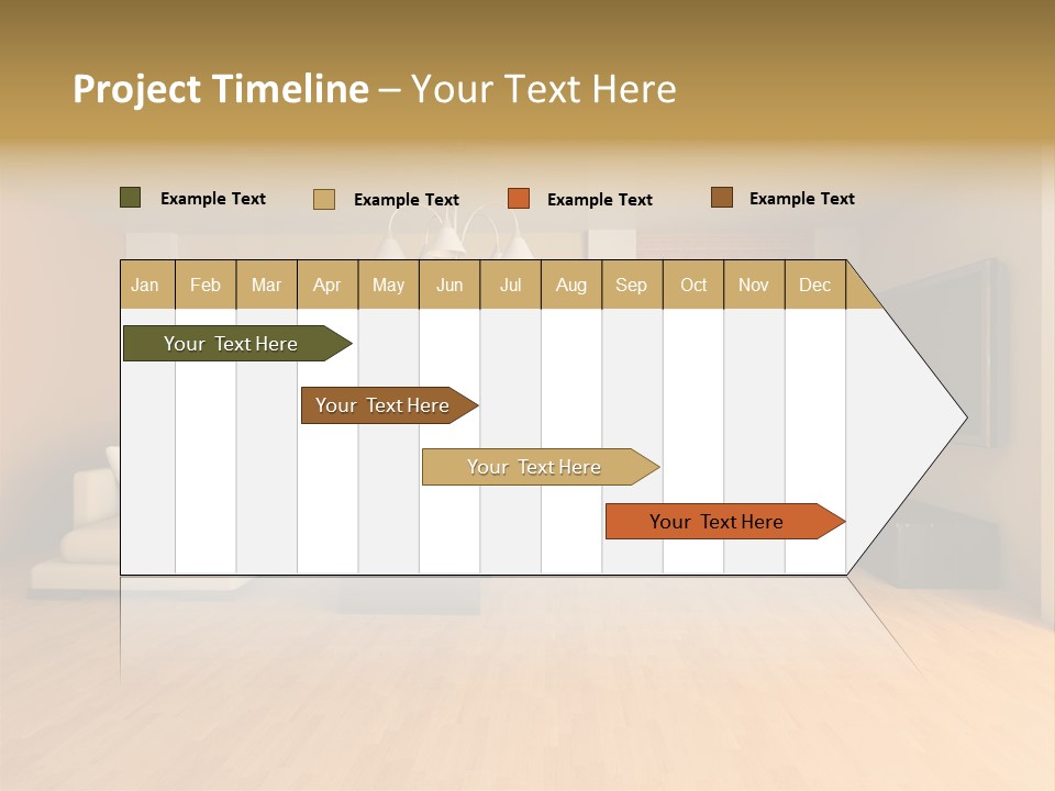 Lamp Curtain Lifestyles PowerPoint Template