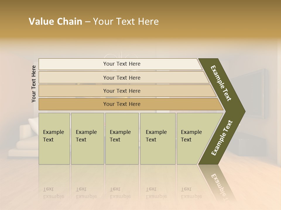 Lamp Curtain Lifestyles PowerPoint Template