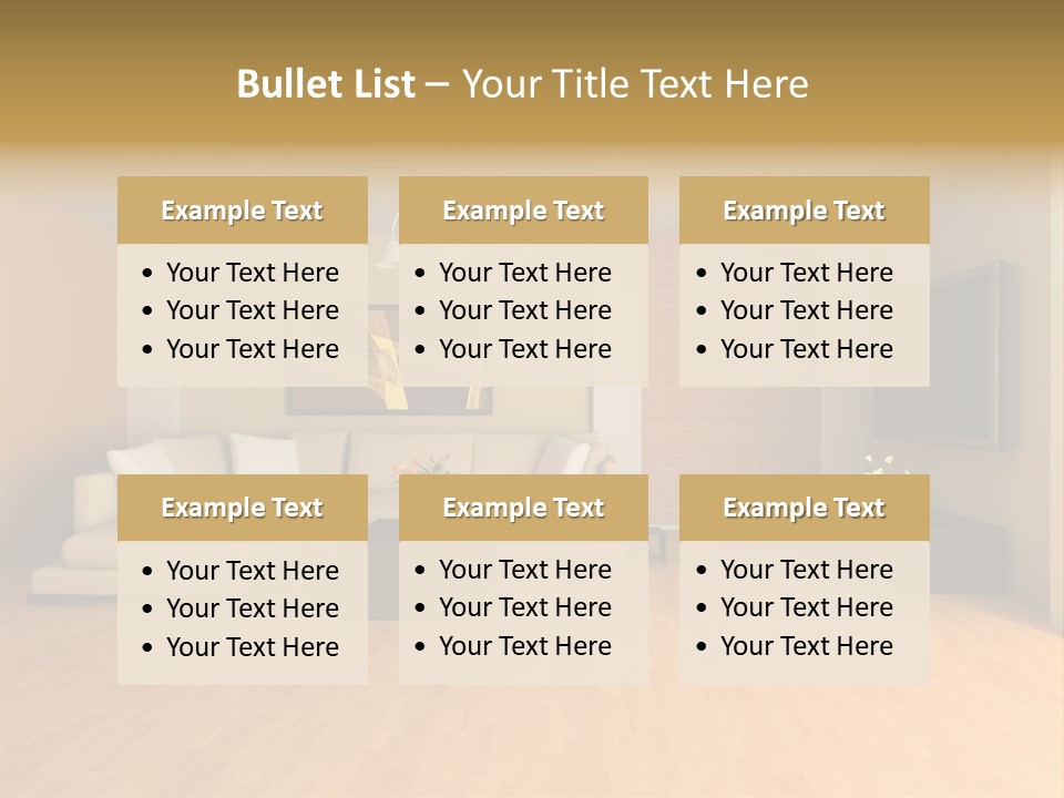 Lamp Curtain Lifestyles PowerPoint Template