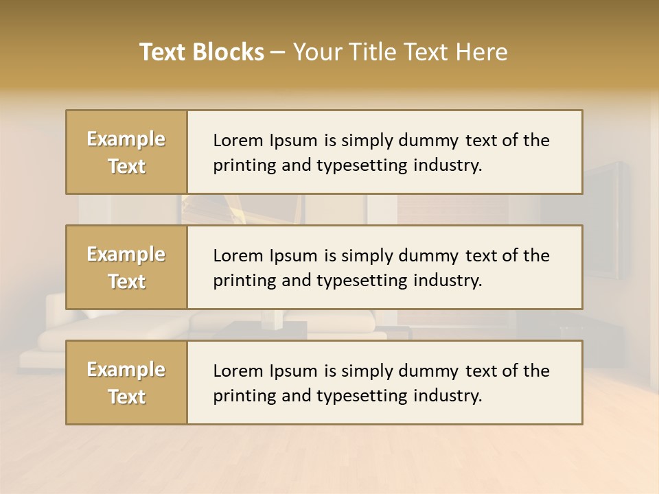 Lamp Curtain Lifestyles PowerPoint Template