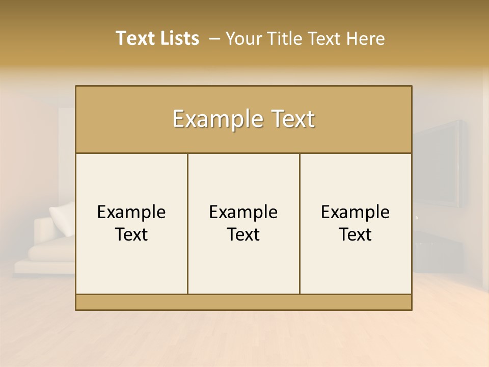 Lamp Curtain Lifestyles PowerPoint Template